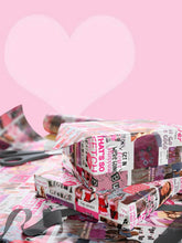 Load image into Gallery viewer, Mean Girls Theme Pink Wrapping Paper - Best Movie Quotes - Custom Print - Matte or Glossy Finish - Hilarious Gift Wrapping - burn book gift
