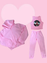 Load image into Gallery viewer, PowerPuffGirl Pink Sweatsuit ๐