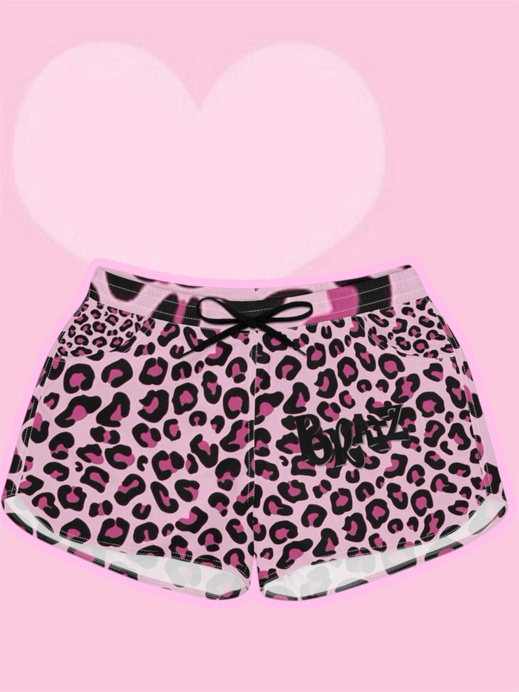 Pink Cheetah Casual Shorts