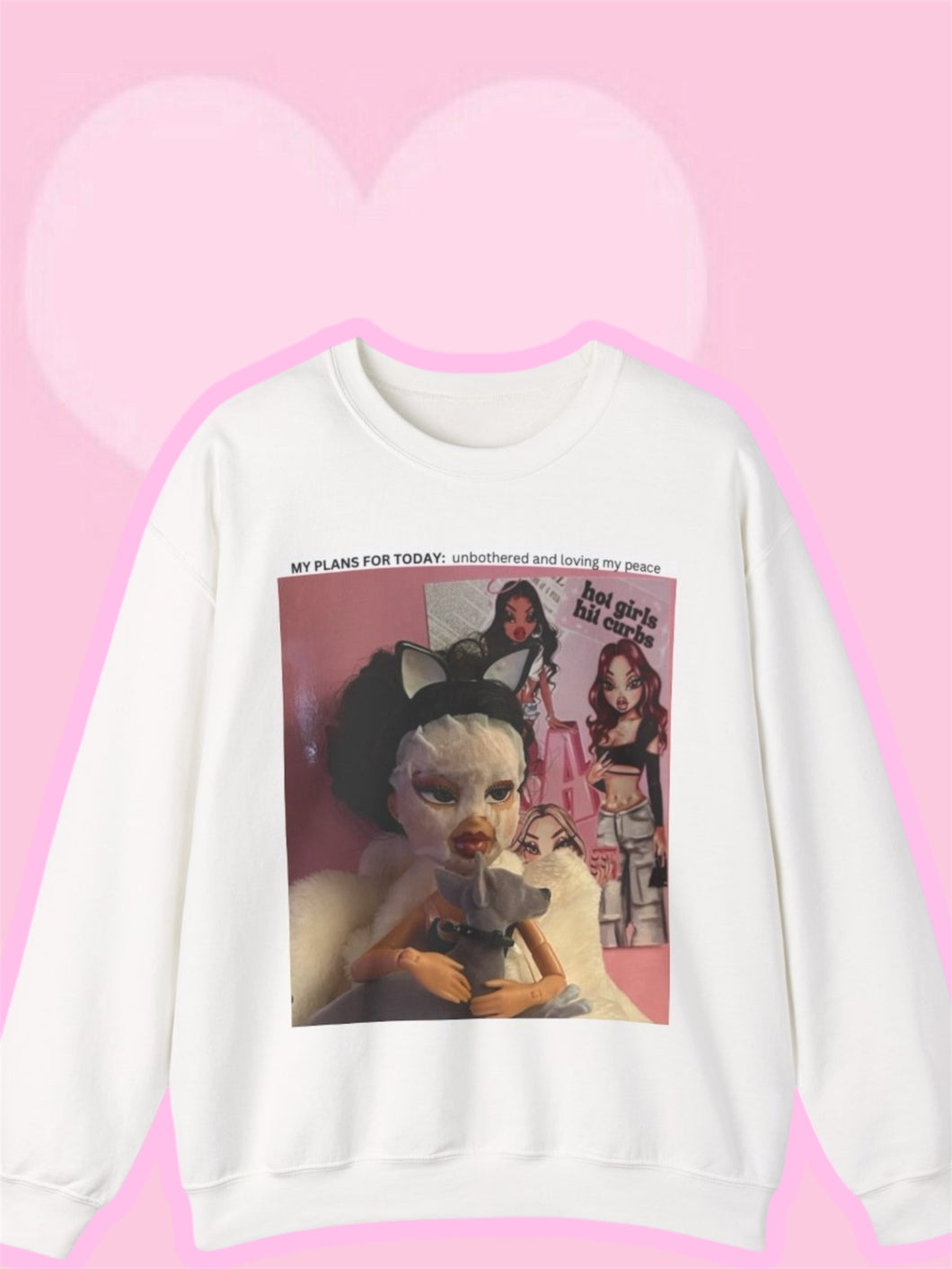 Brat Relaxing at home Unisex Crewneck Sweatshirt