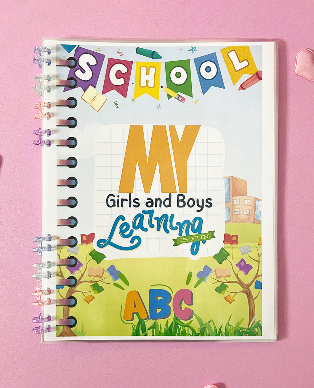 Kindergarten learning book girls and boys 😊