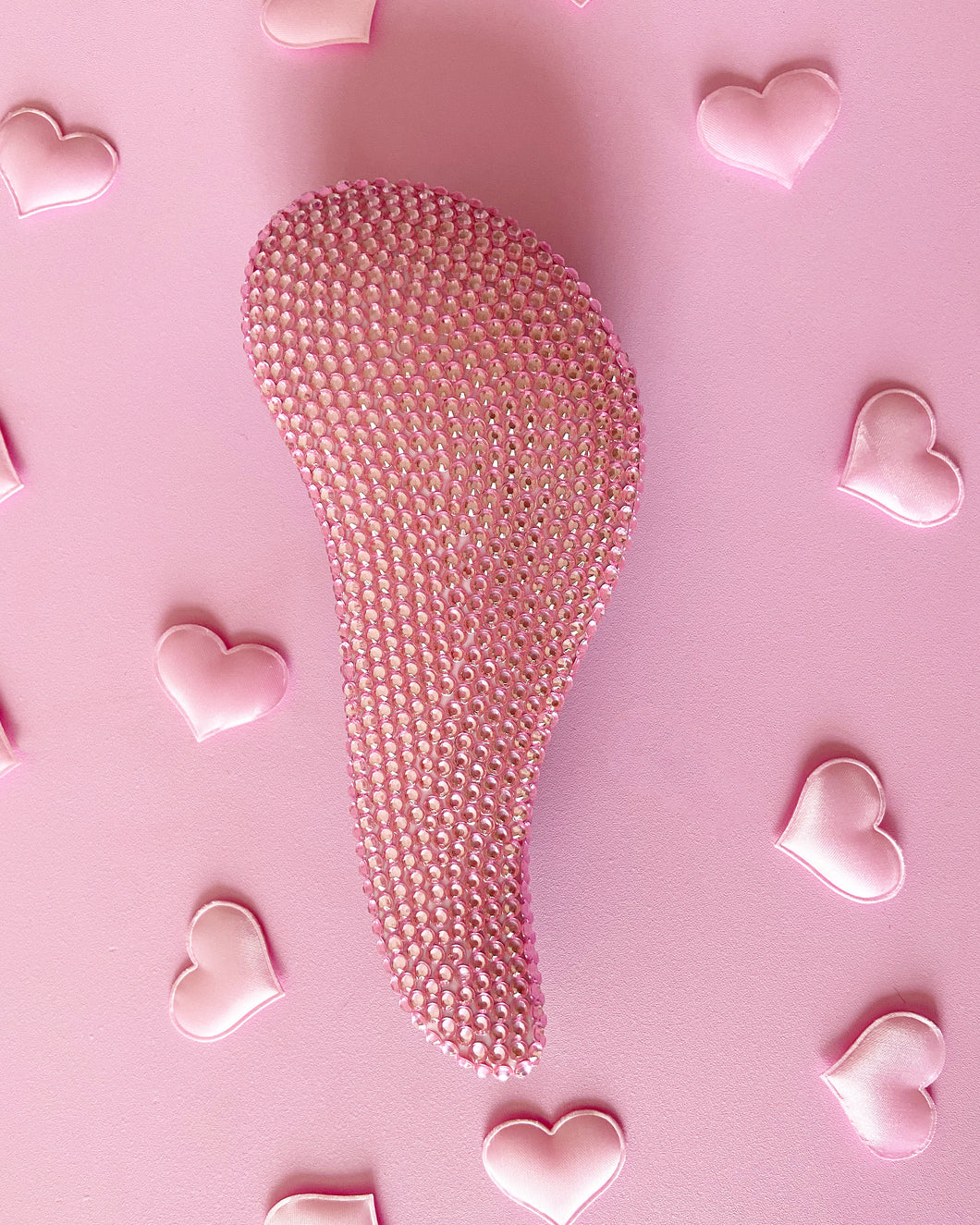 Baby Pink Mini Crystal Paddle Brush💕